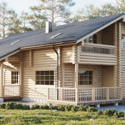 رنگ پایه آب مخصوص خانه چوبی