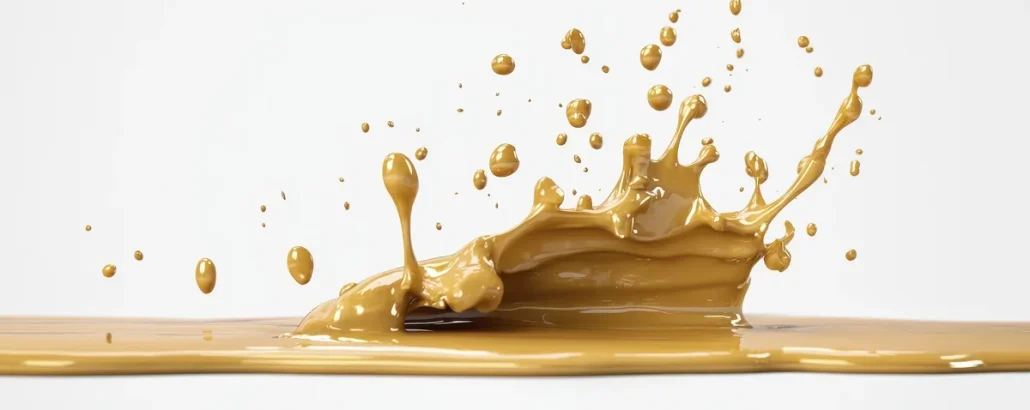 نمایش پاچش رنگ چوب فندقی در یک زمینه سفید برای نمایش یک رنگ