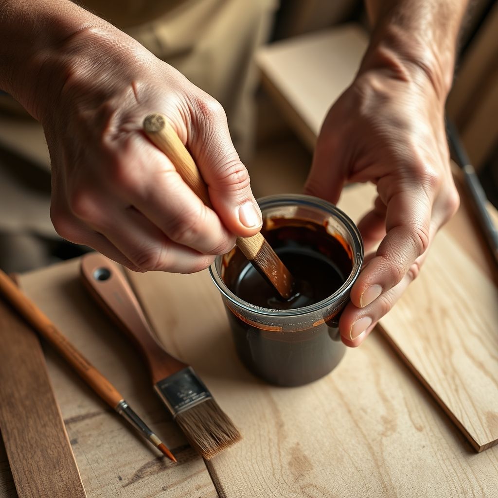 ترکیب رنگ چوب گردویی روشن