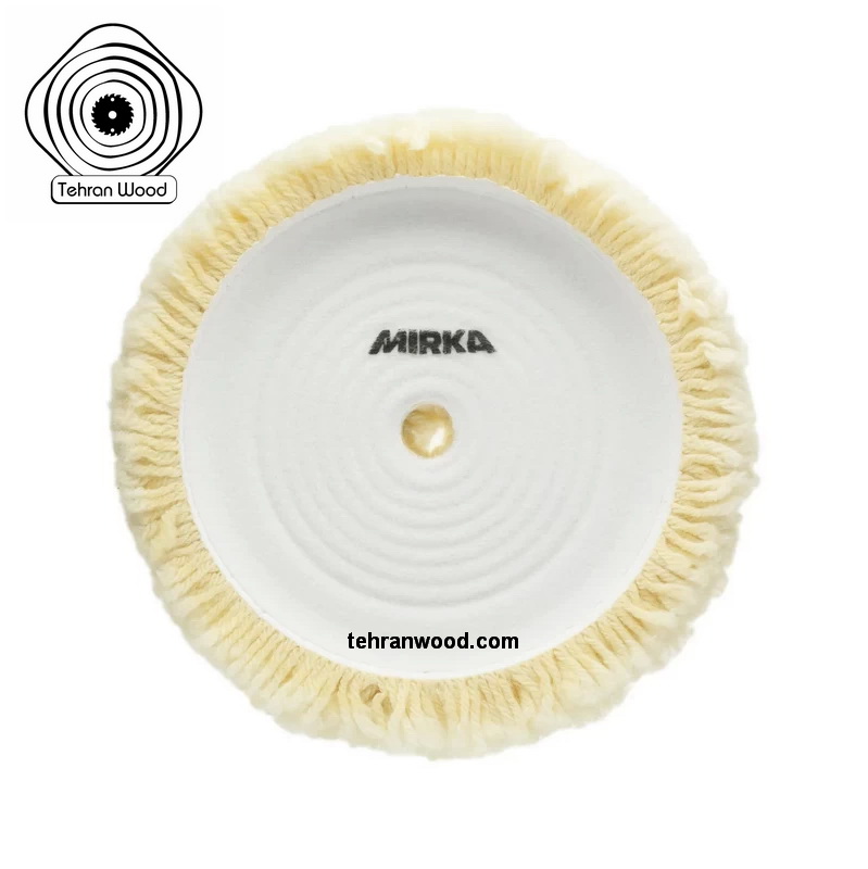 پد پولیش پوست برهای میرکا MIRKA Lambswool Pad 180 mm - Image 2