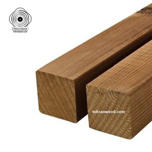 ترمووود Thermowood ، ابعاد 42×42 میلیمتر ، طول شاخه 3m و 4m متری ، قیمت متر مربع
