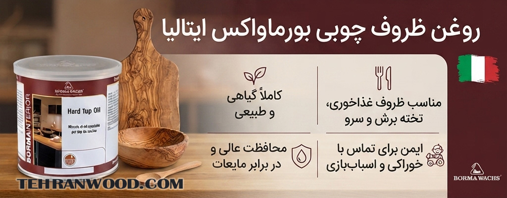 بنر محصول روغن چوبی بورما واکس ایتالیا